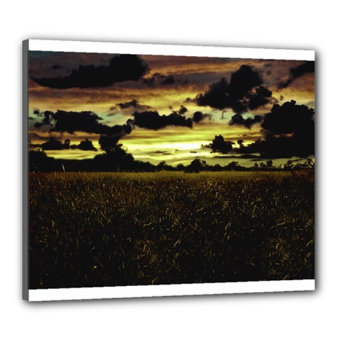 Dark Meadow Landscape  Canvas 24  x 20  (Framed) from ArtsNow.com