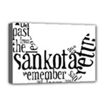 Sankofashirt Deluxe Canvas 18  x 12  (Framed)