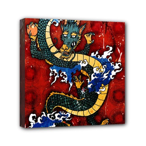 Dragon Mini Canvas 6  x 6  (Stretched) from ArtsNow.com