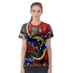 Dragon All Over Print Sport T-shirt (Women)