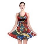 Dragon All Over Print Reversible Skater Dress