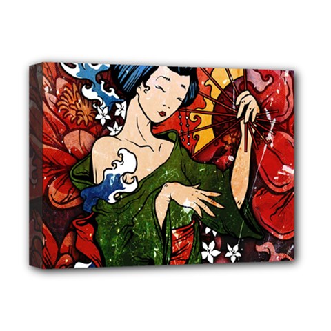 Geisha Deluxe Canvas 16  x 12  (Stretched)  from ArtsNow.com