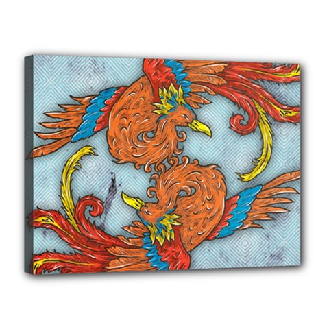 Chinese Phoenix Canvas 16  x 12  (Stretched) from ArtsNow.com