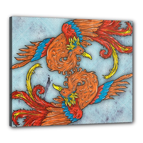 Chinese Phoenix Canvas 24  x 20  (Stretched) from ArtsNow.com