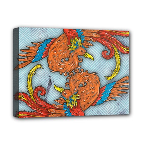 Chinese Phoenix Deluxe Canvas 16  x 12  (Stretched)  from ArtsNow.com