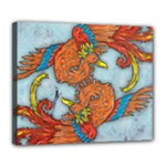 Chinese Phoenix Deluxe Canvas 24  x 20  (Stretched)