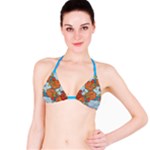 Chinese Phoenix All Over Print Bikini Top