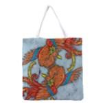 Chinese Phoenix All Over Print Grocery Tote Bag