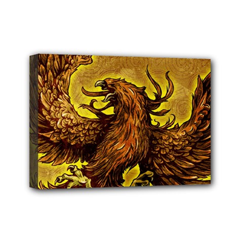 Phoenix Rising Mini Canvas 7  x 5  (Stretched) from ArtsNow.com