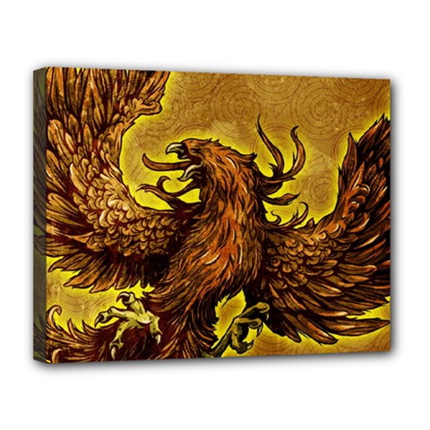 Phoenix Rising Canvas 14  x 11  (Stretched) from ArtsNow.com