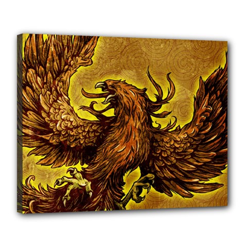 Phoenix Rising Canvas 20  x 16  (Stretched) from ArtsNow.com