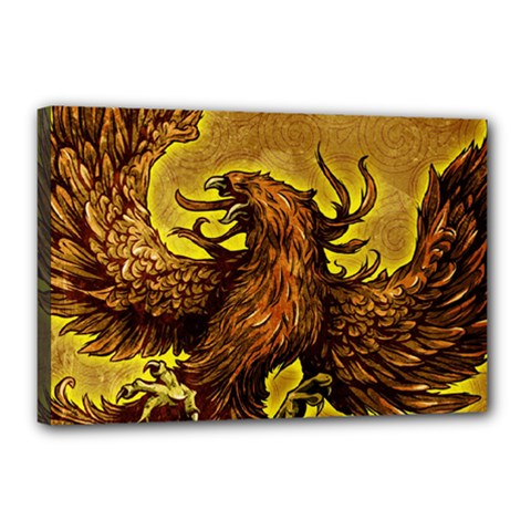 Phoenix Rising Canvas 18  x 12  (Stretched) from ArtsNow.com