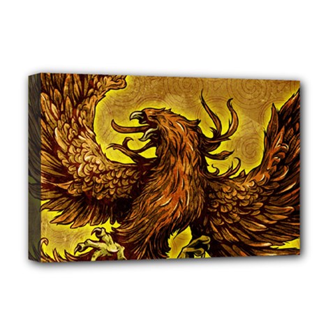 Phoenix Rising Deluxe Canvas 18  x 12  (Stretched) from ArtsNow.com