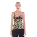 Sugar Skull Collage All Over Print Spaghetti Strap Top