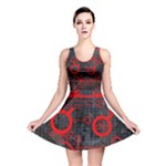 Tech All Over Print Reversible Skater Dress