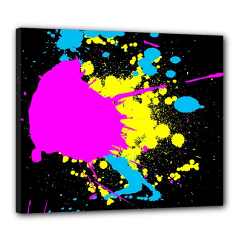 Splatter Canvas 24  x 20  (Stretched) from ArtsNow.com