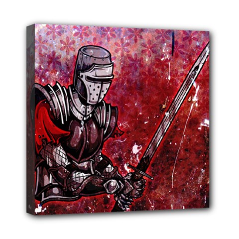 Knight Mini Canvas 8  x 8  (Stretched) from ArtsNow.com