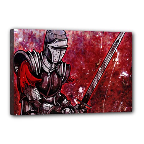 Knight Canvas 18  x 12  (Stretched) from ArtsNow.com