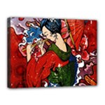 Geisha Canvas 16  x 12  (Stretched)