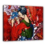 Geisha Canvas 24  x 20  (Stretched)