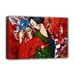 Geisha Deluxe Canvas 18  x 12  (Stretched)