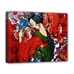 Geisha Deluxe Canvas 20  x 16  (Stretched)