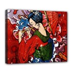 Geisha Deluxe Canvas 24  x 20  (Stretched)