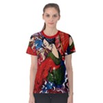 Geisha All Over Print Coolmax Tee (Women)