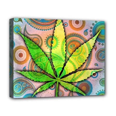 Ganja Deluxe Canvas 20  x 16  (Stretched) from ArtsNow.com