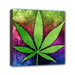 Pot Leaf Mini Canvas 6  x 6  (Stretched)