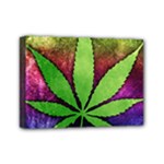 Pot Leaf Mini Canvas 7  x 5  (Stretched)