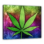 Pot Leaf Canvas 24  x 20  (Stretched)