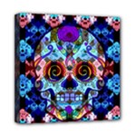 Sugar Skulls   Hypno Mini Canvas 8  x 8  (Stretched)