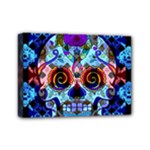 Sugar Skulls   Hypno Mini Canvas 7  x 5  (Stretched)