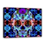 Sugar Skulls   Hypno Canvas 16  x 12  (Stretched)