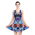 Sugar Skulls   Hypno All Over Print Reversible Skater Dress