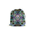 Sugar Skulls   Spiral Drawstring Pouch (Small)