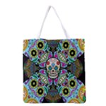 Sugar Skulls   Spiral All Over Print Grocery Tote Bag