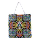 Sugar Skulls   Patterned All Over Print Grocery Tote Bag