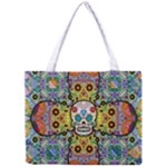 Sugar Skulls   Patterned All Over Print Tiny Tote Bag