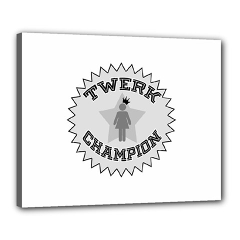 Twerk Champion Canvas 20  x 16  (Stretched) from ArtsNow.com