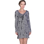 Circuit Long Sleeve Nightdress