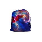 Colorful Cosmos Drawstring Pouch (Medium)