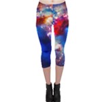 Colorful Cosmos Capri Leggings 