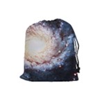 Colorful Cosmos Drawstring Pouch (Large)