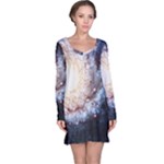 Colorful Cosmos Long Sleeve Nightdress