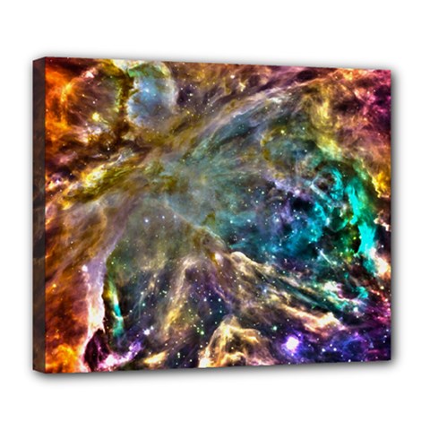 Colorful Cosmos Deluxe Canvas 24  x 20  (Stretched) from ArtsNow.com