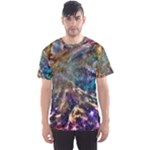 Colorful Cosmos Men s Sport Mesh Tee