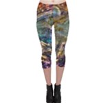 Colorful Cosmos Capri Leggings 