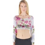 fl_cl_062a Long Sleeve Crop Top (Tight Fit)